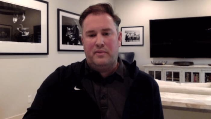 Mets general manager Jared Porter fields questions during his introductory press conference